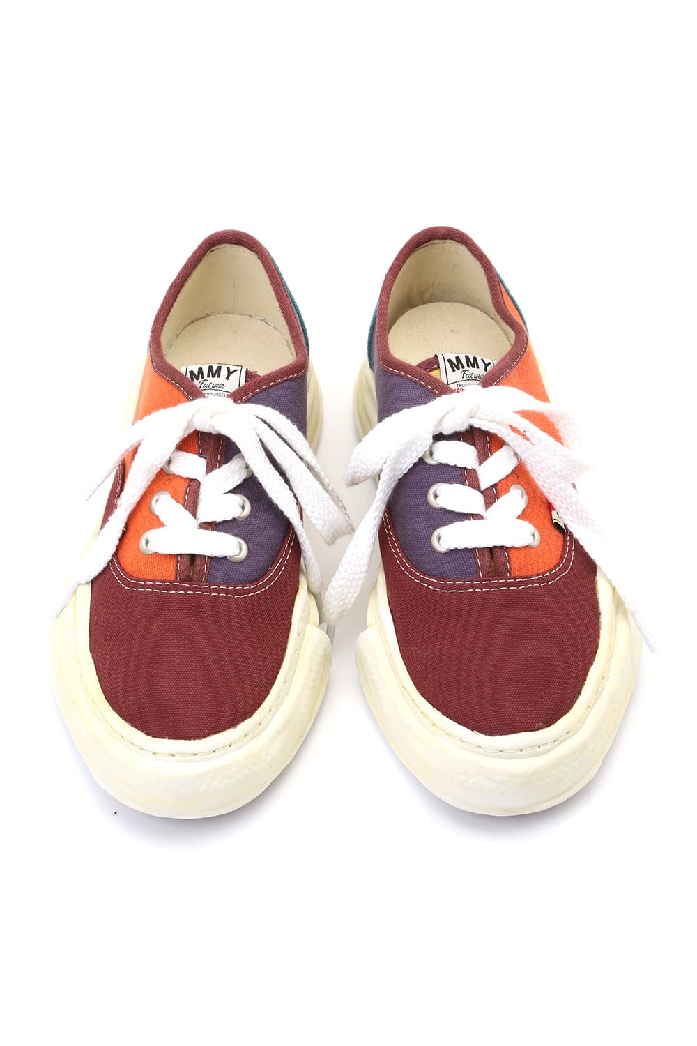 Original sole Overdyed lowcut sneaker Orange Delivery October