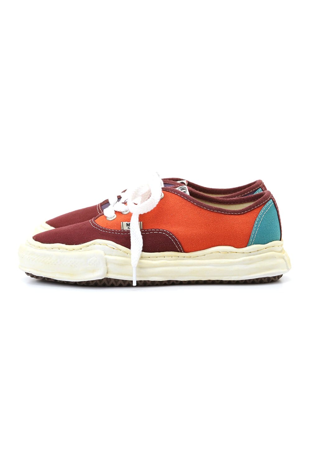 Original sole Overdyed lowcut sneaker Orange Delivery October