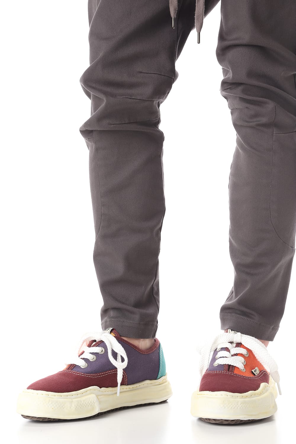 Original sole Overdyed lowcut sneaker Orange Delivery October