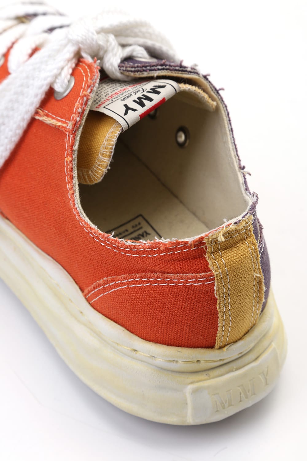 -PETERSON Low- Original sole Overdyed lowcut sneaker Orange