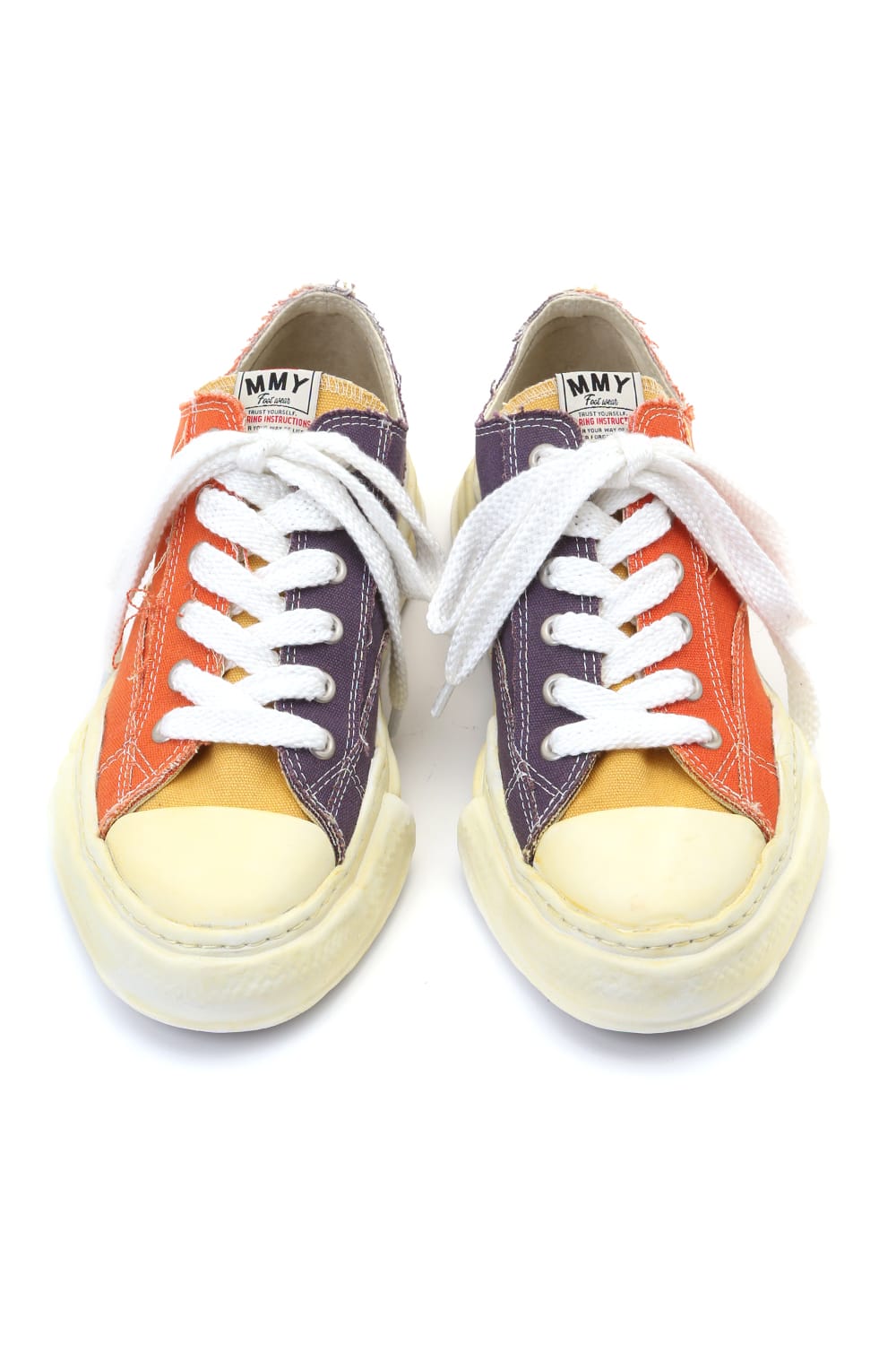 -PETERSON Low- Original sole Overdyed lowcut sneaker Orange