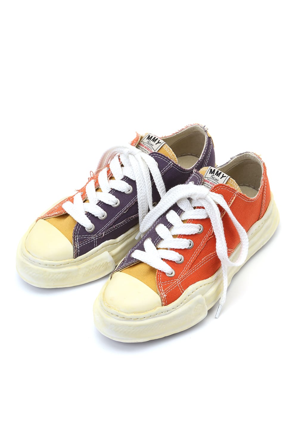 -PETERSON Low- Original sole Overdyed lowcut sneaker Orange