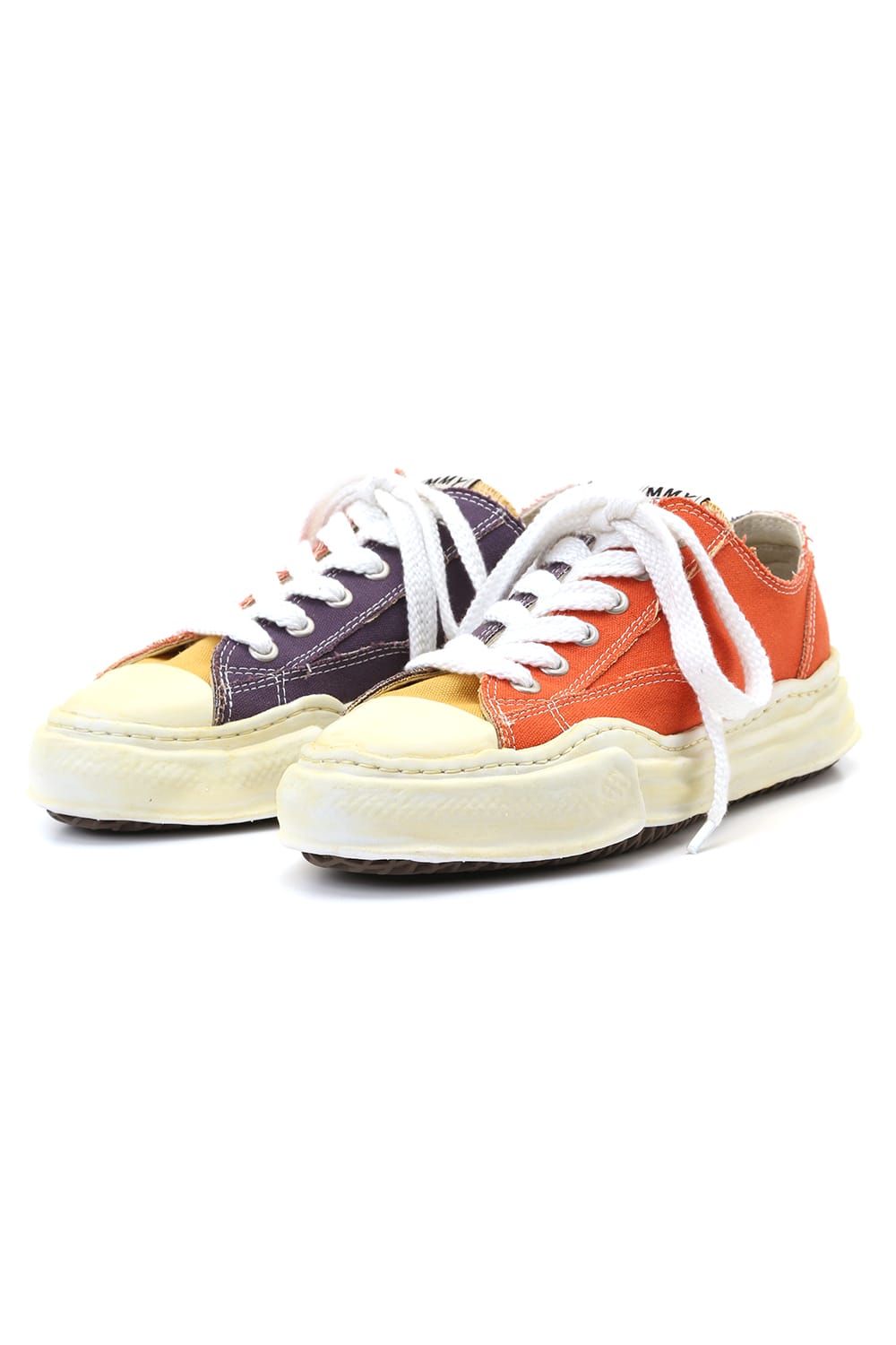 -PETERSON Low- Original sole Overdyed lowcut sneaker Orange