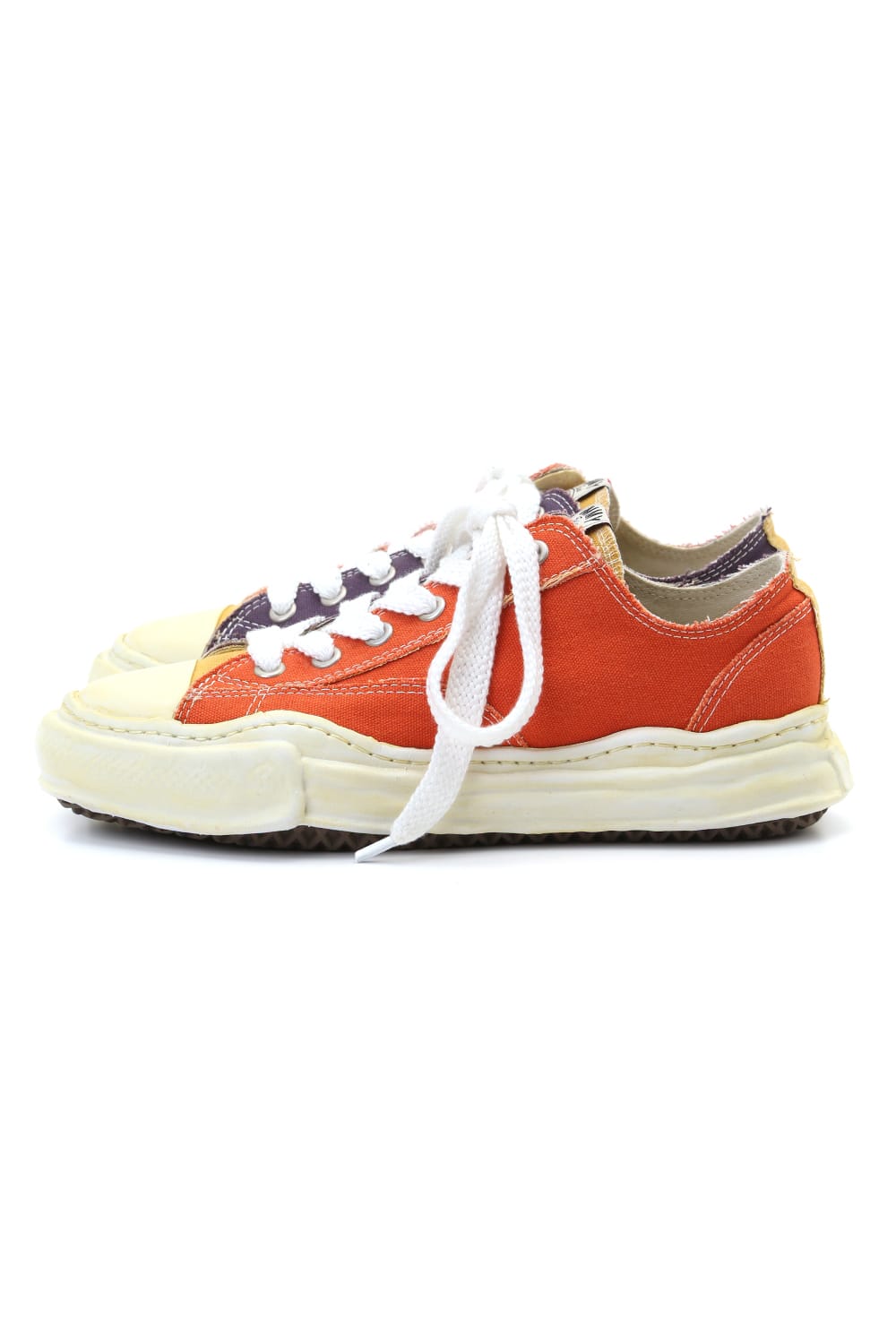 -PETERSON Low- Original sole Overdyed lowcut sneaker Orange