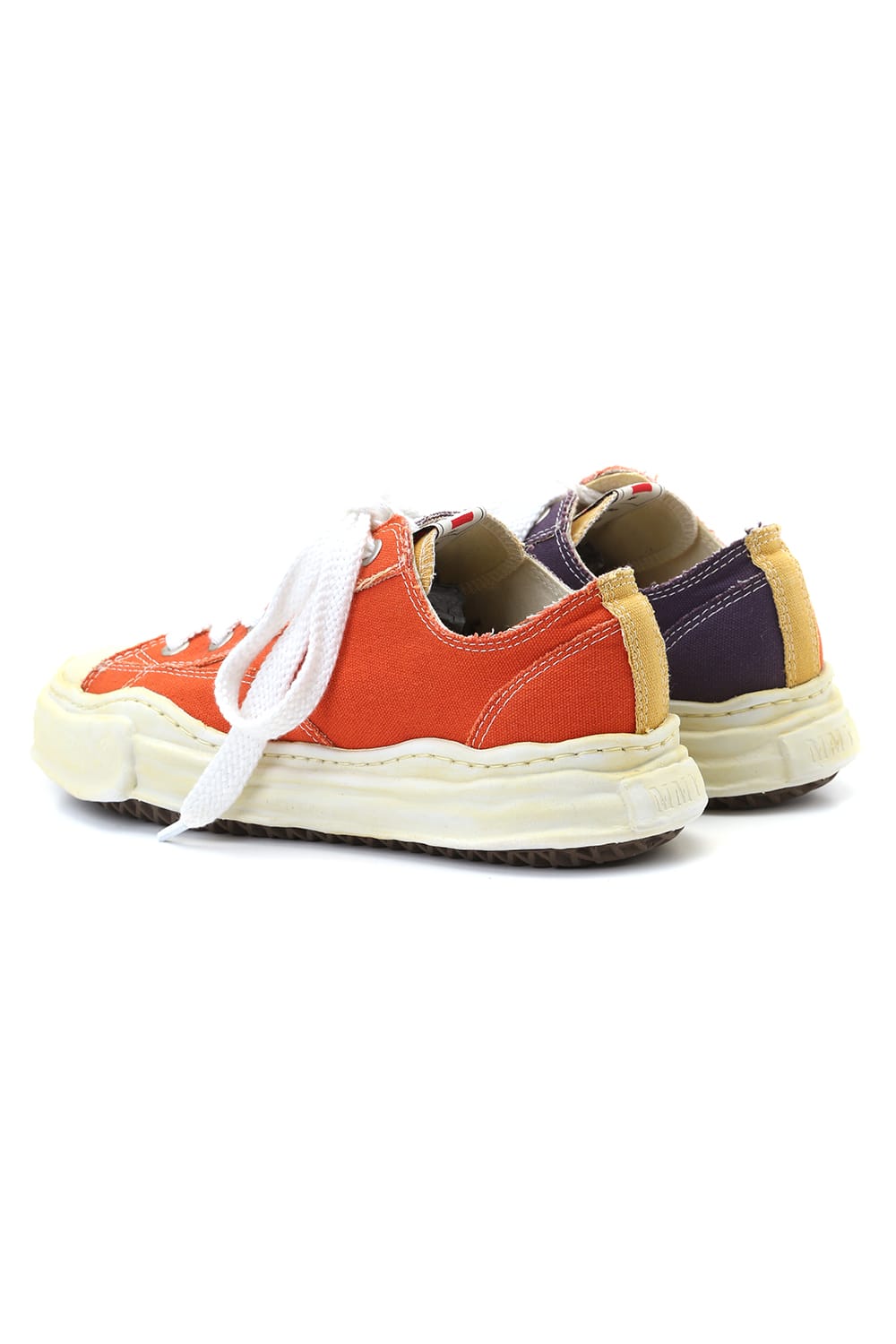 -PETERSON Low- Original sole Overdyed lowcut sneaker Orange