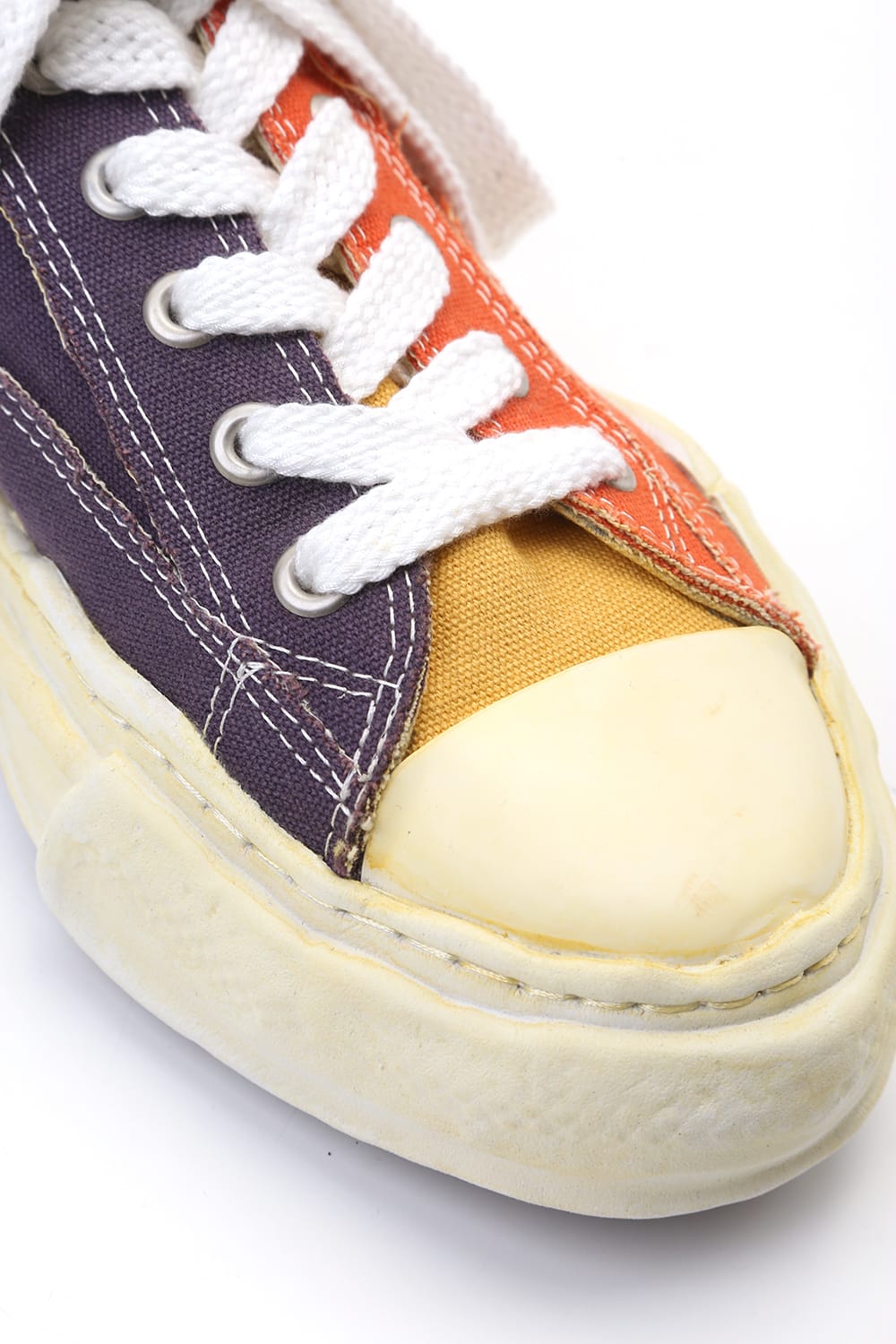 -PETERSON Low- Original sole Overdyed lowcut sneaker Orange