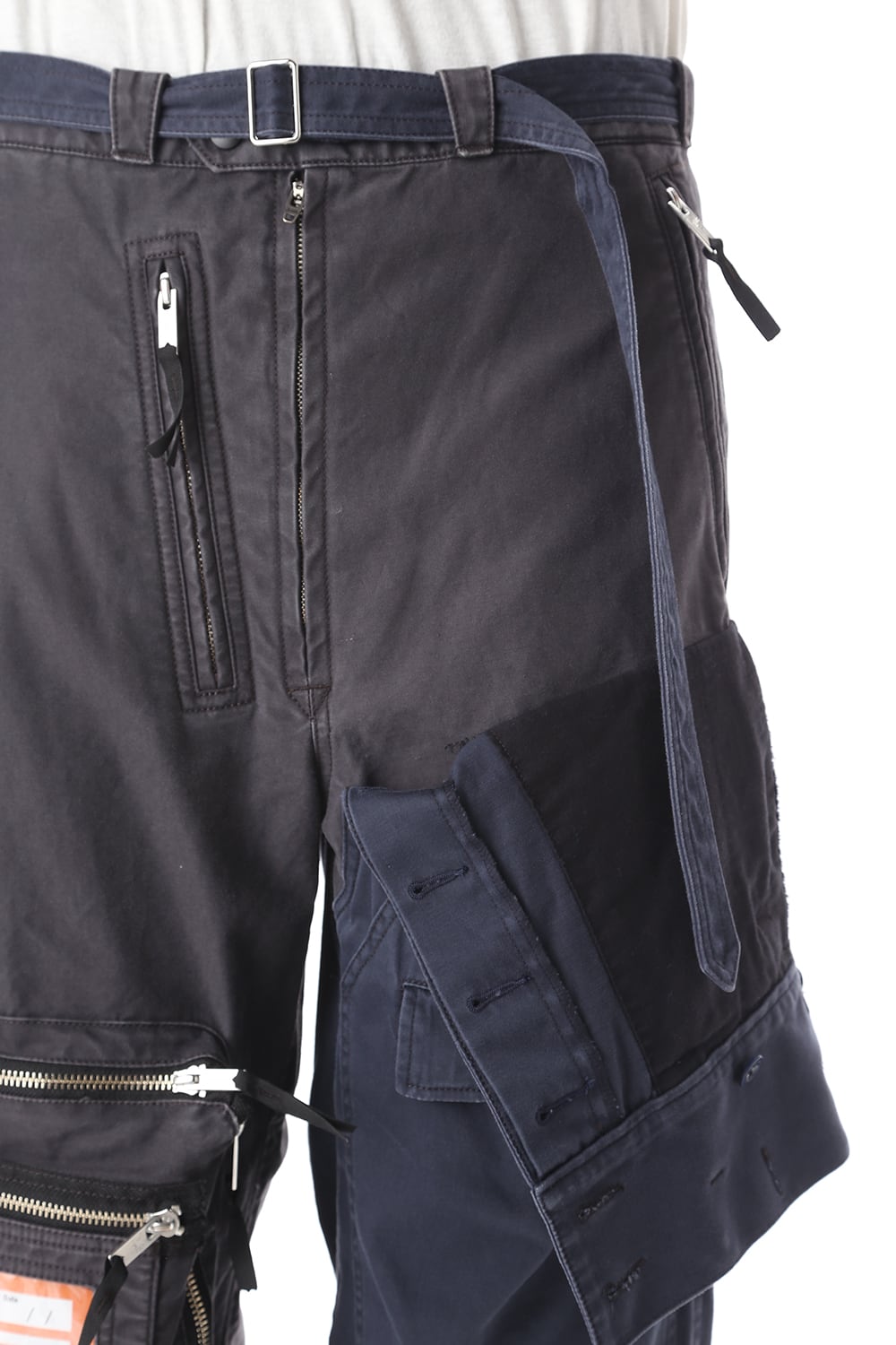 Left docking Military pants Black