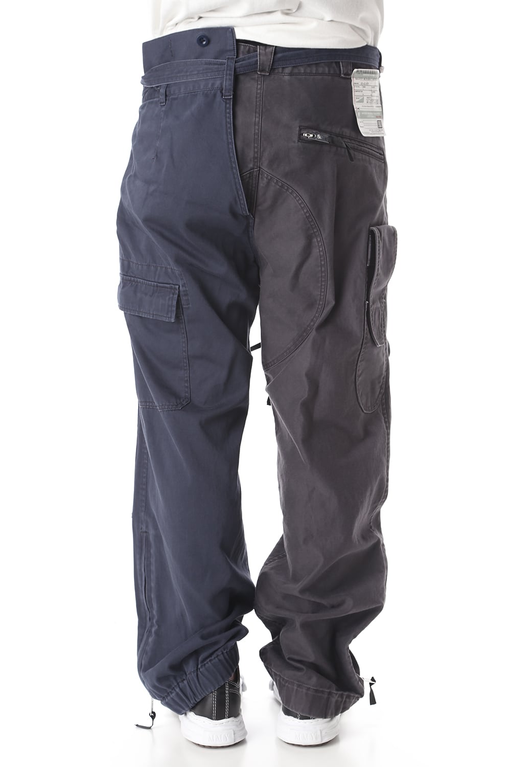 Left docking Military pants Black