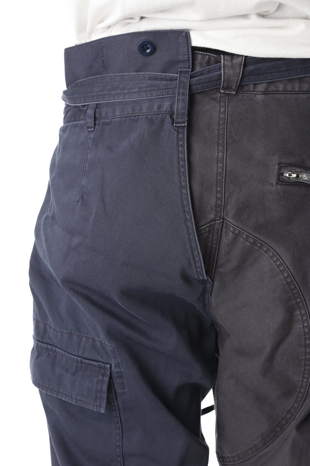 Left docking Military pants Black