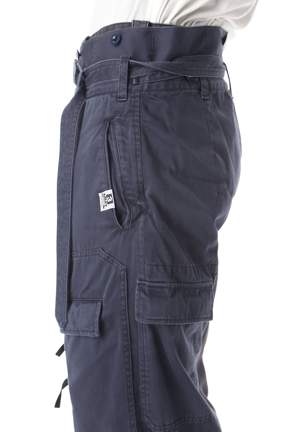 Left docking Military pants Black