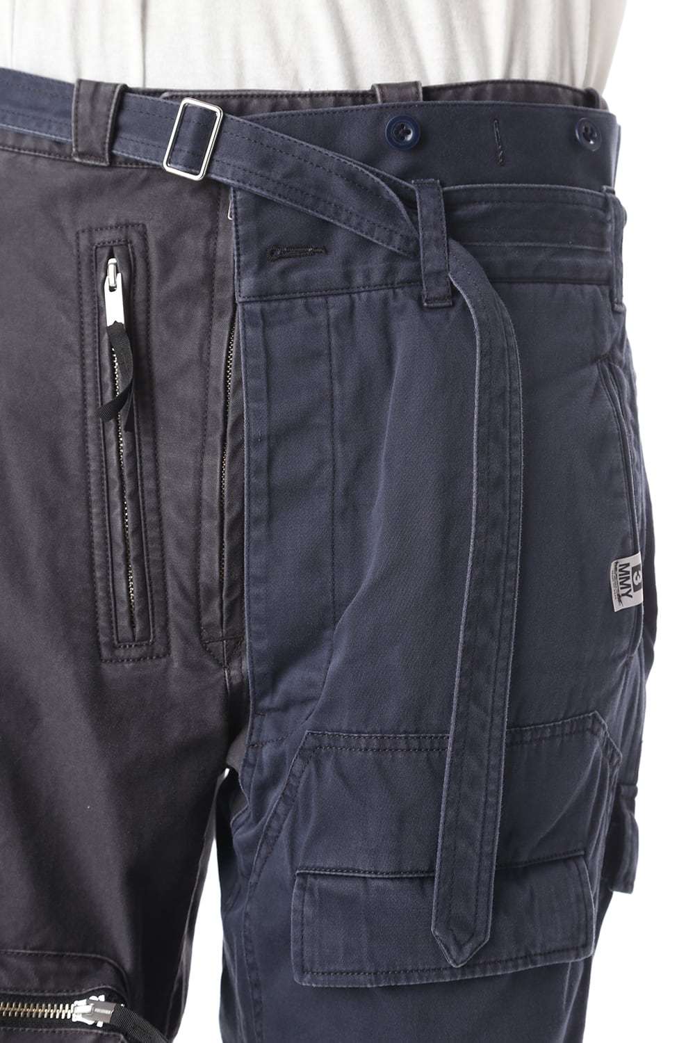 Left docking Military pants Black