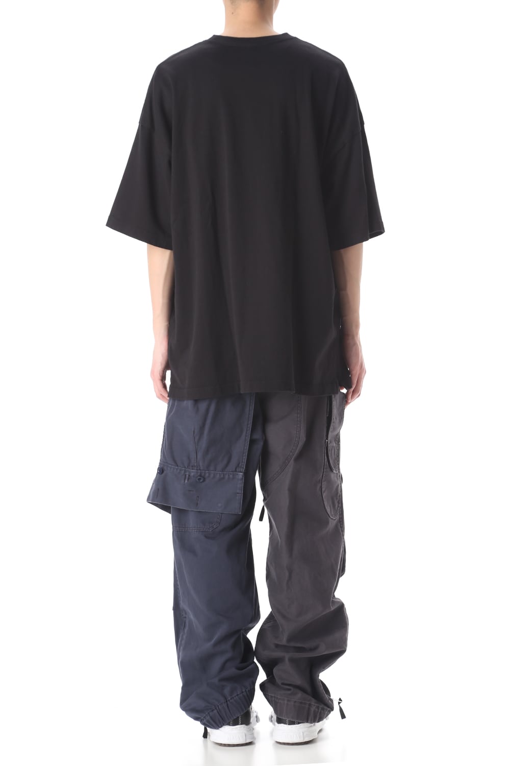 Left docking Military pants Black