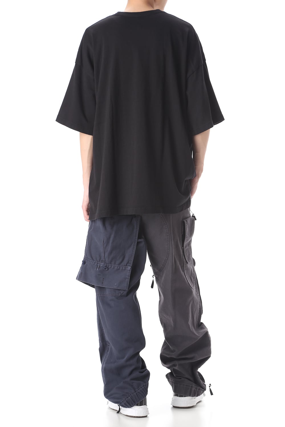 Left docking Military pants Black