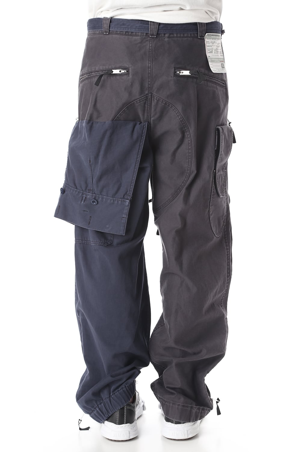 Left docking Military pants Black