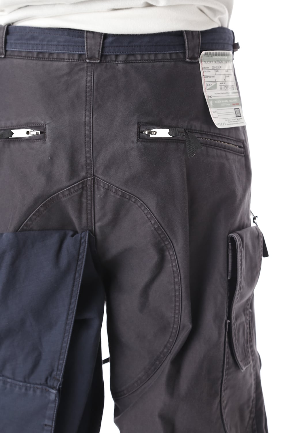 Left docking Military pants Black