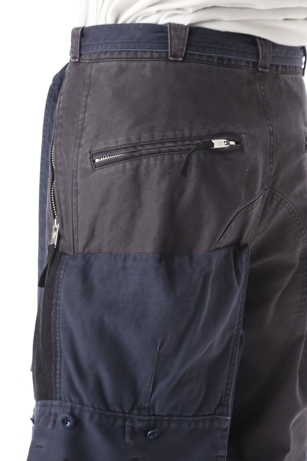 Left docking Military pants Black