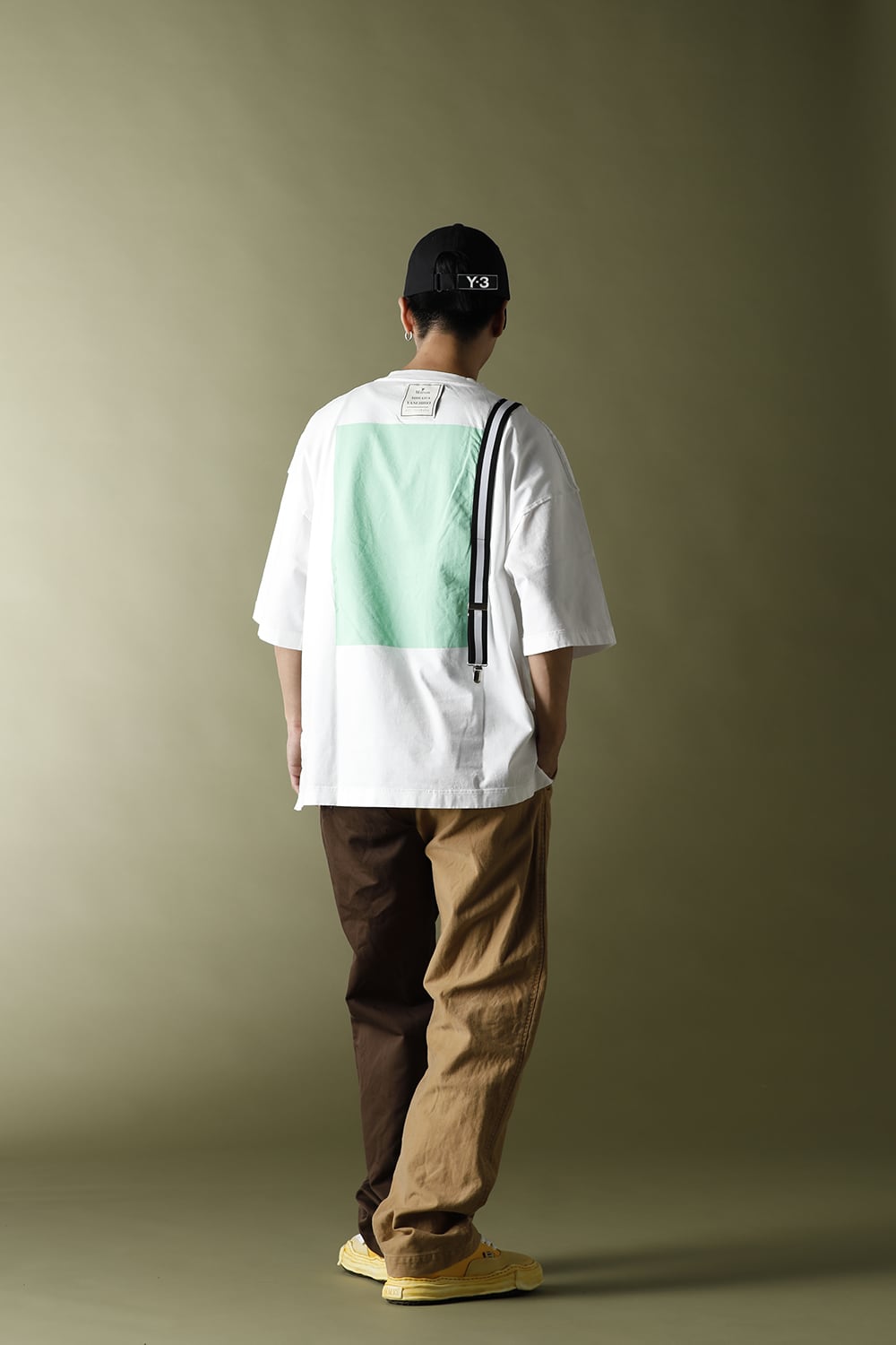 サスペンダーTシャツ White