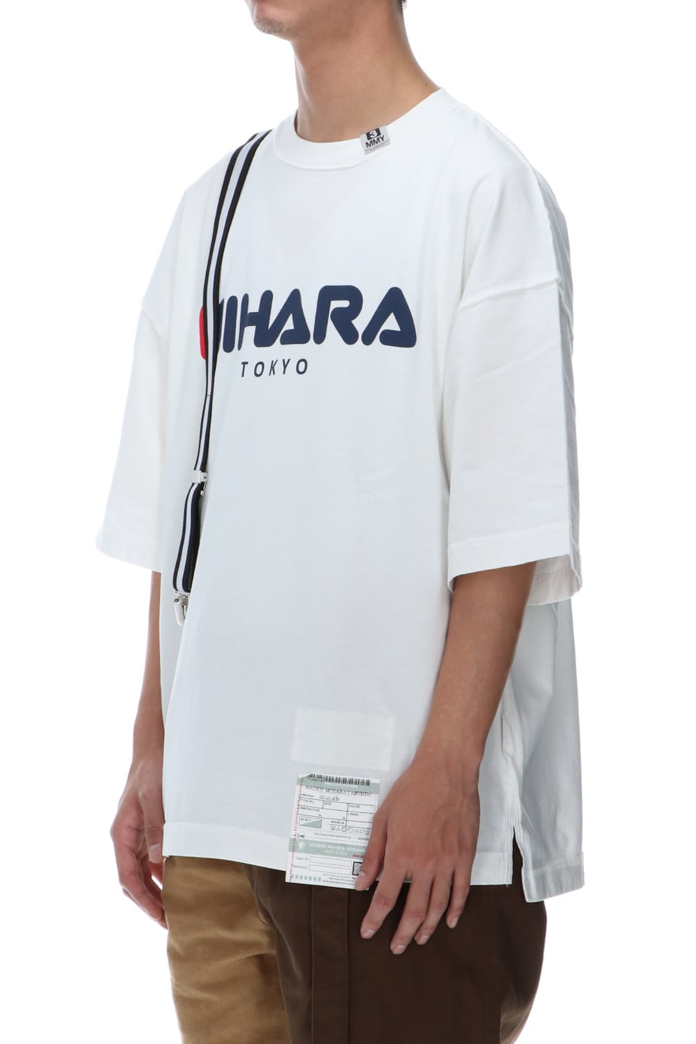 サスペンダーTシャツ White