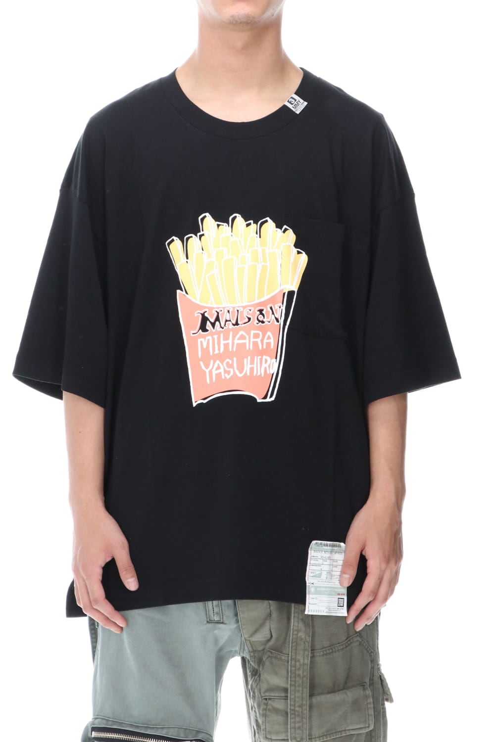 Foods Printed T-shirt Black