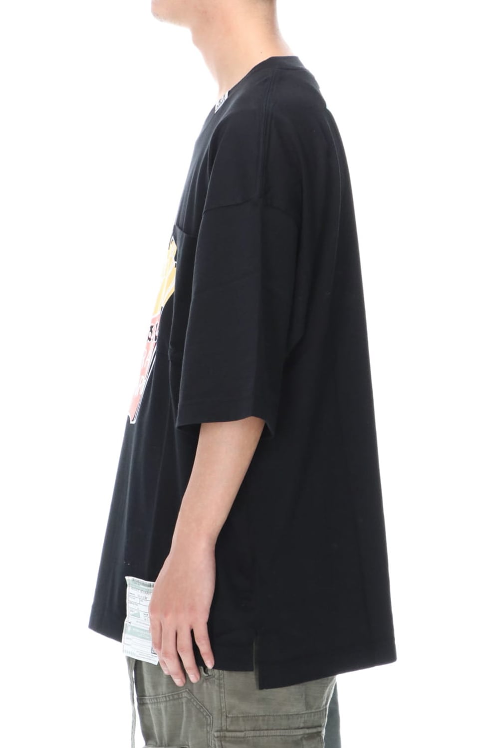 Foods Printed T-shirt Black