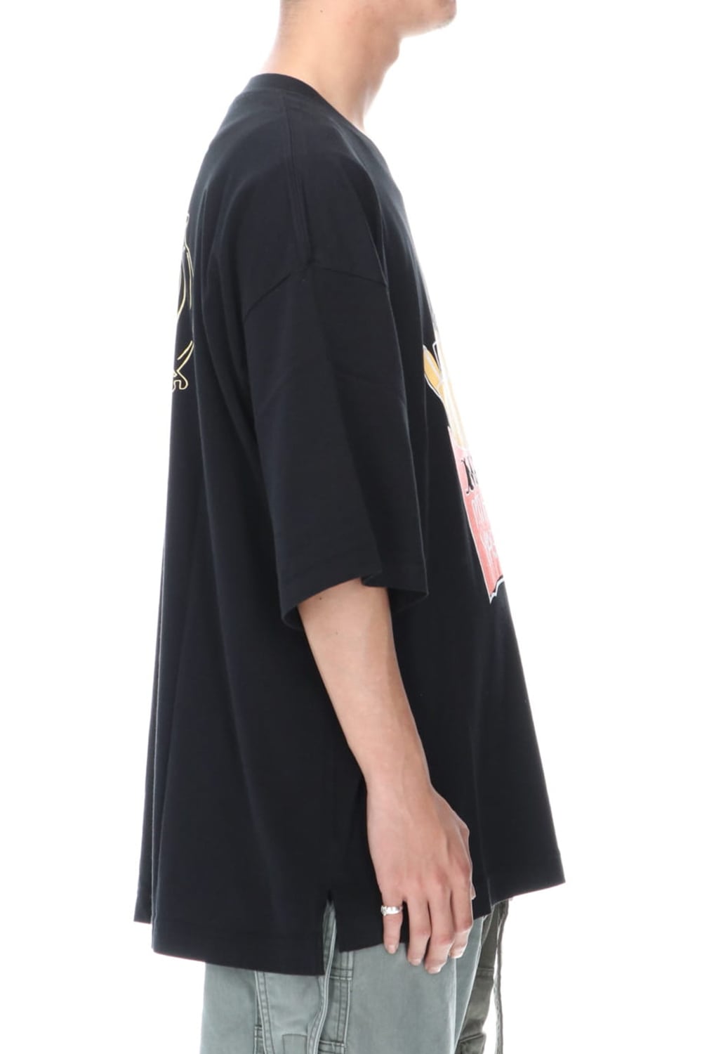 Foods Printed T-shirt Black