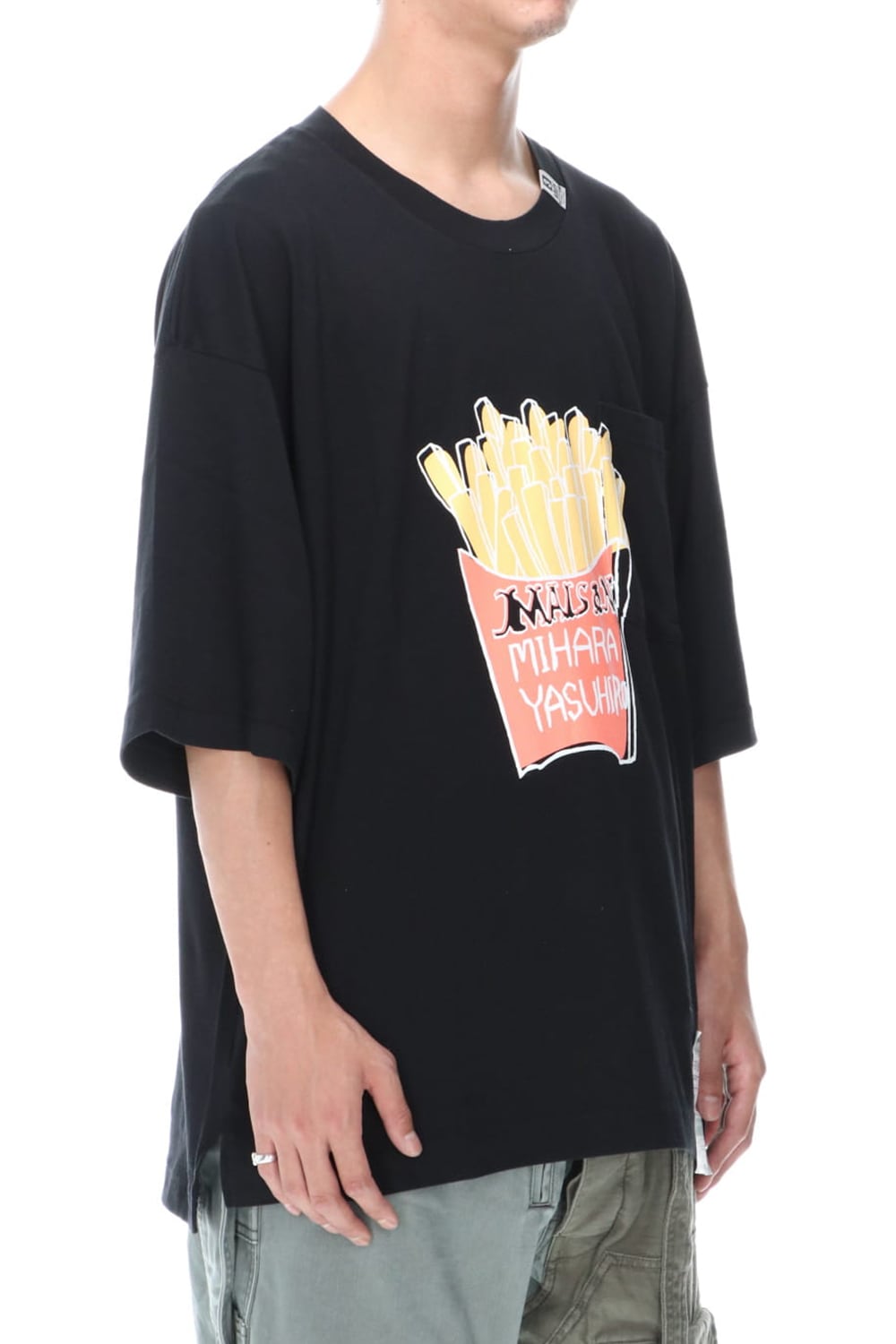 Foods Printed T-shirt Black