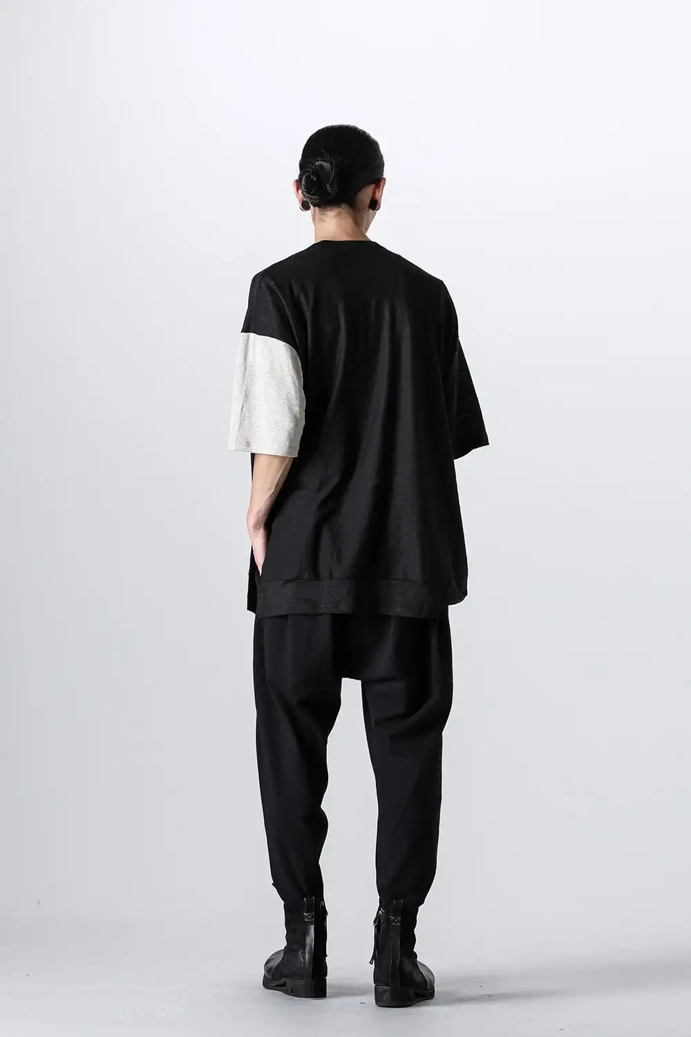 Layered Short Sleeve Reversible T-shirt