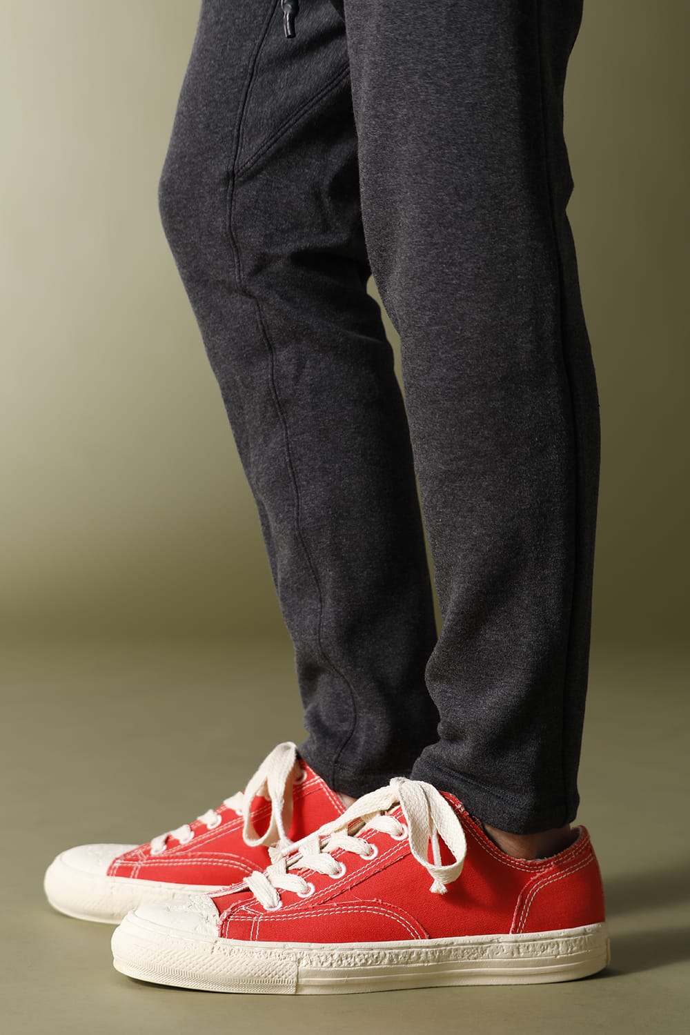 Past Sole Low Cut Sneaker Red