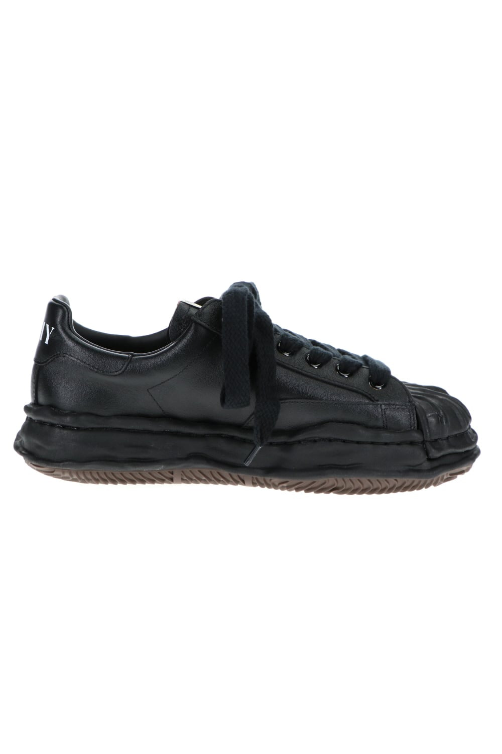 BLAKEY Original sole leather Low cut sneakers Black / Black