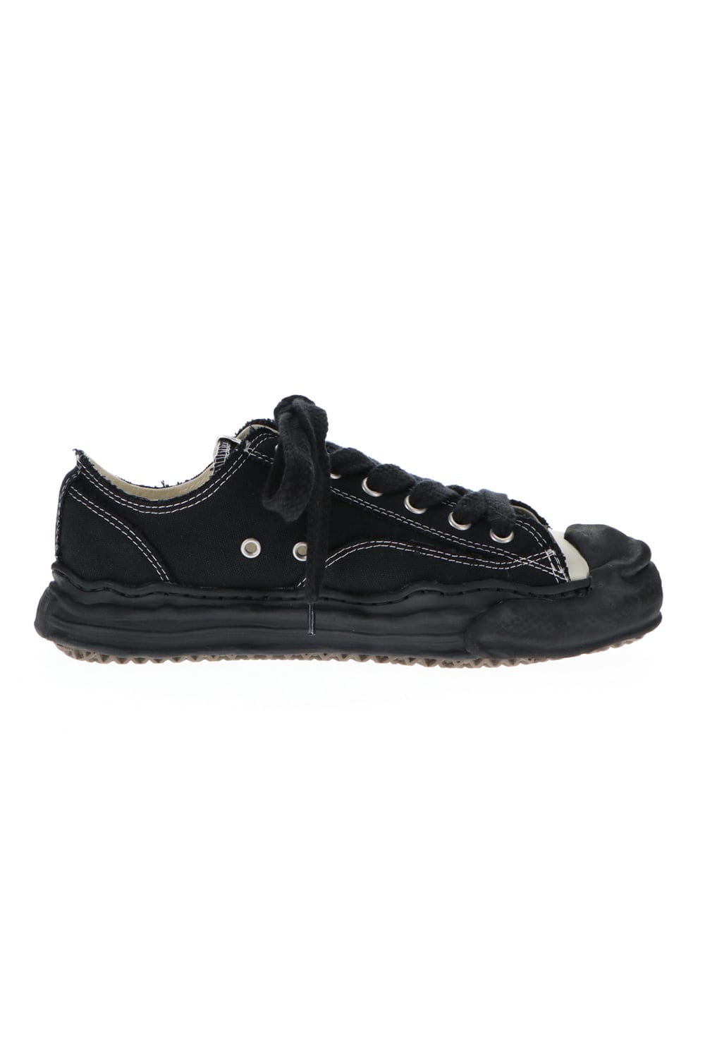 -HANK Low- Original TC sole canvas  Low-cut sneakers Black