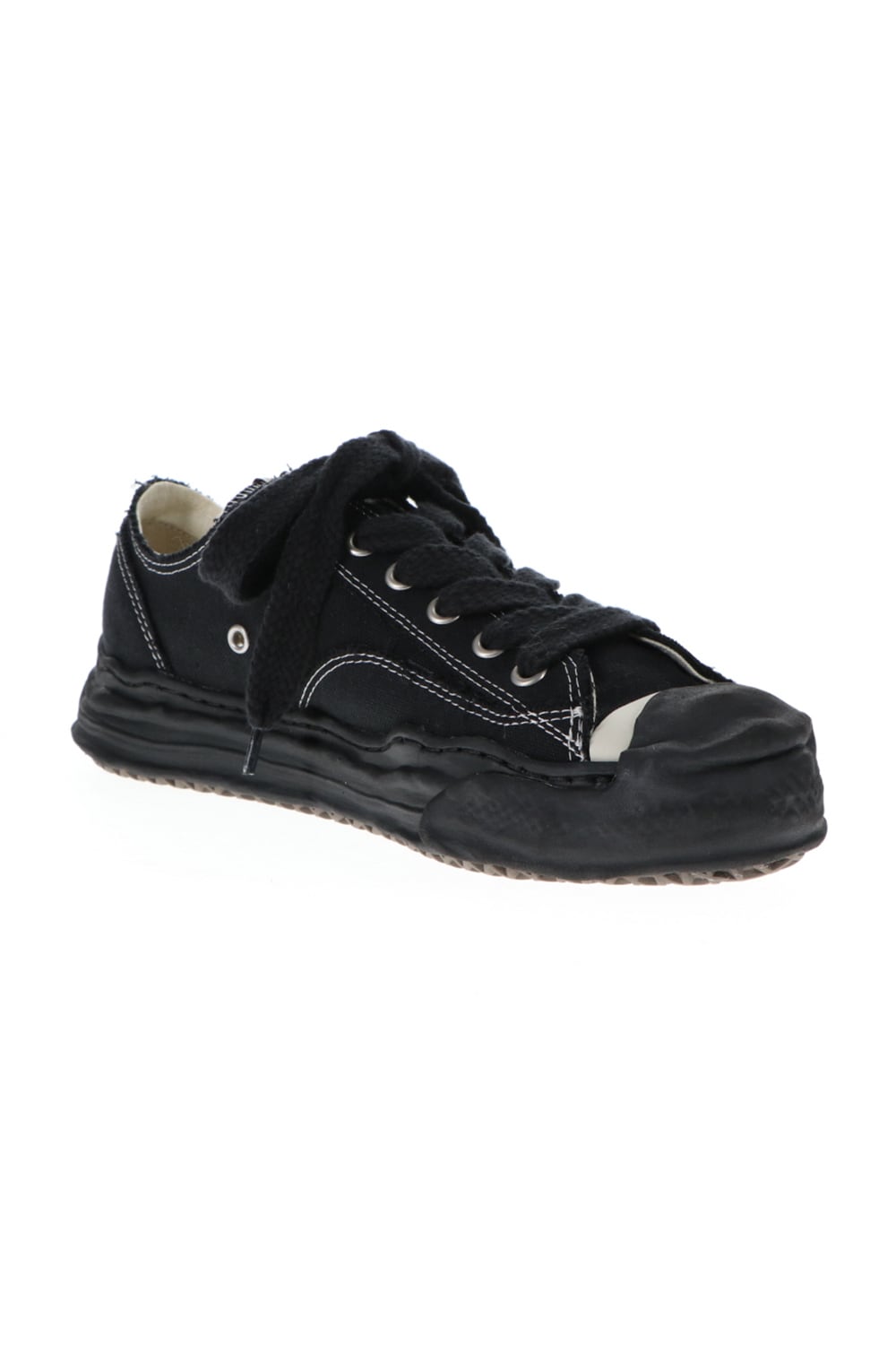 -HANK Low- Original TC sole canvas  Low-cut sneakers Black