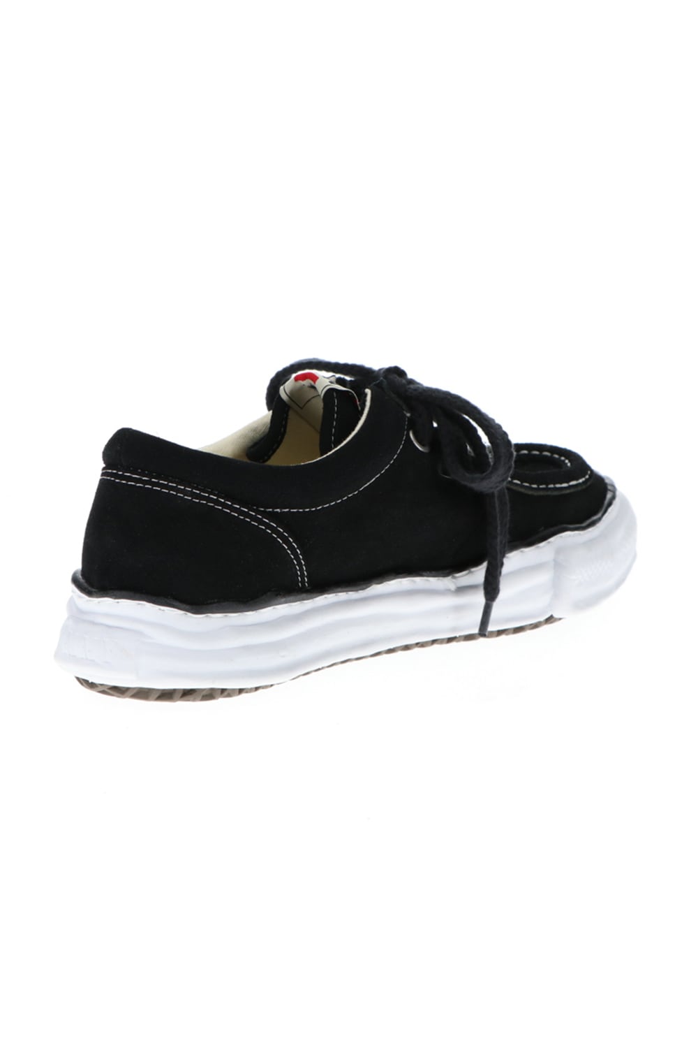 Original sole suede moccasin sneakers Black