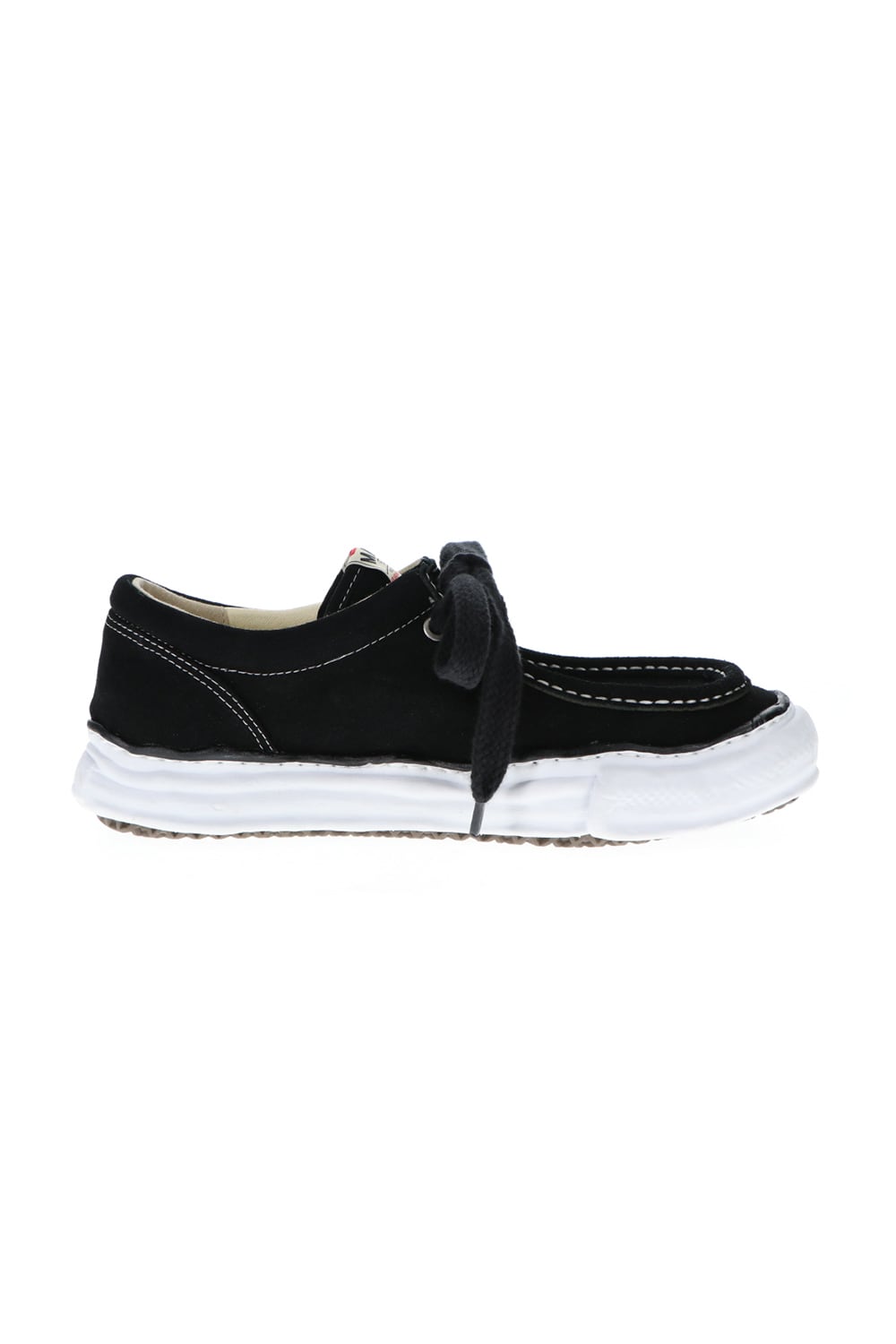 Original sole suede moccasin sneakers Black