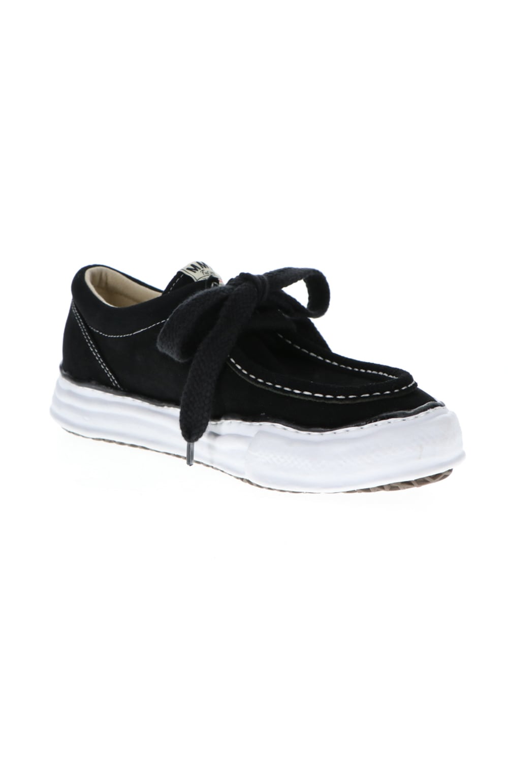Original sole suede moccasin sneakers Black
