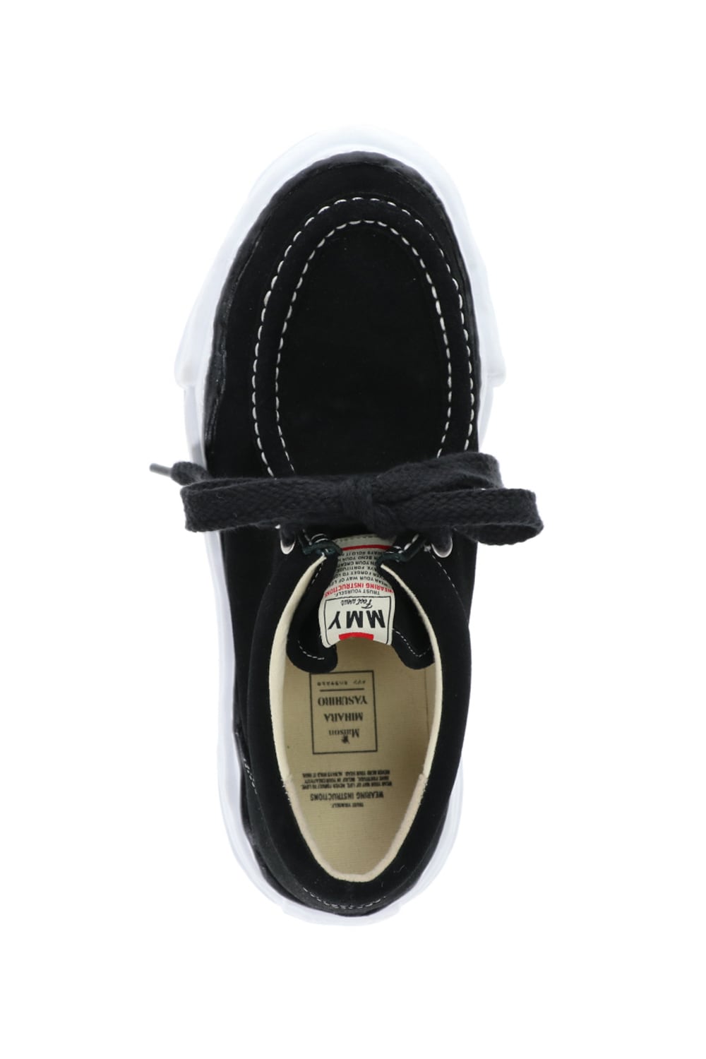 Original sole suede moccasin sneakers Black