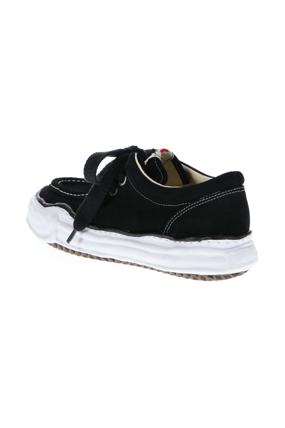 Original sole suede moccasin sneakers Black