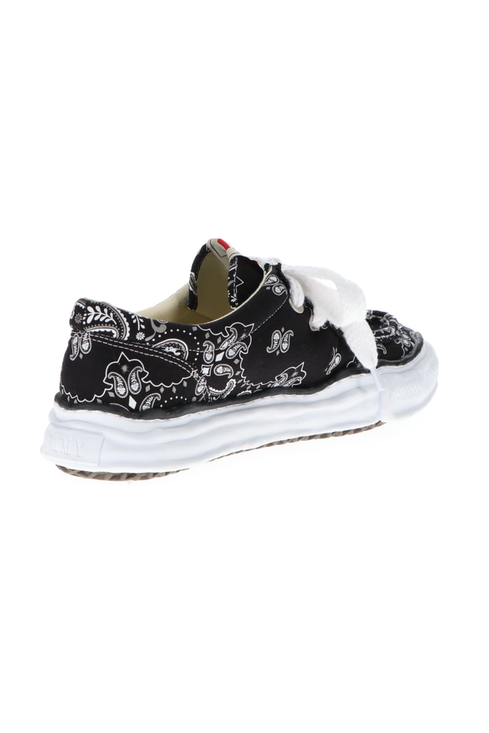 Original sole canvas moccasin bandana sneakers Black