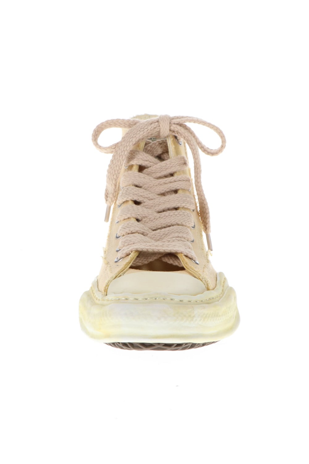 -PETERSON- Original sole over dyed Hi-top sneakers Beige