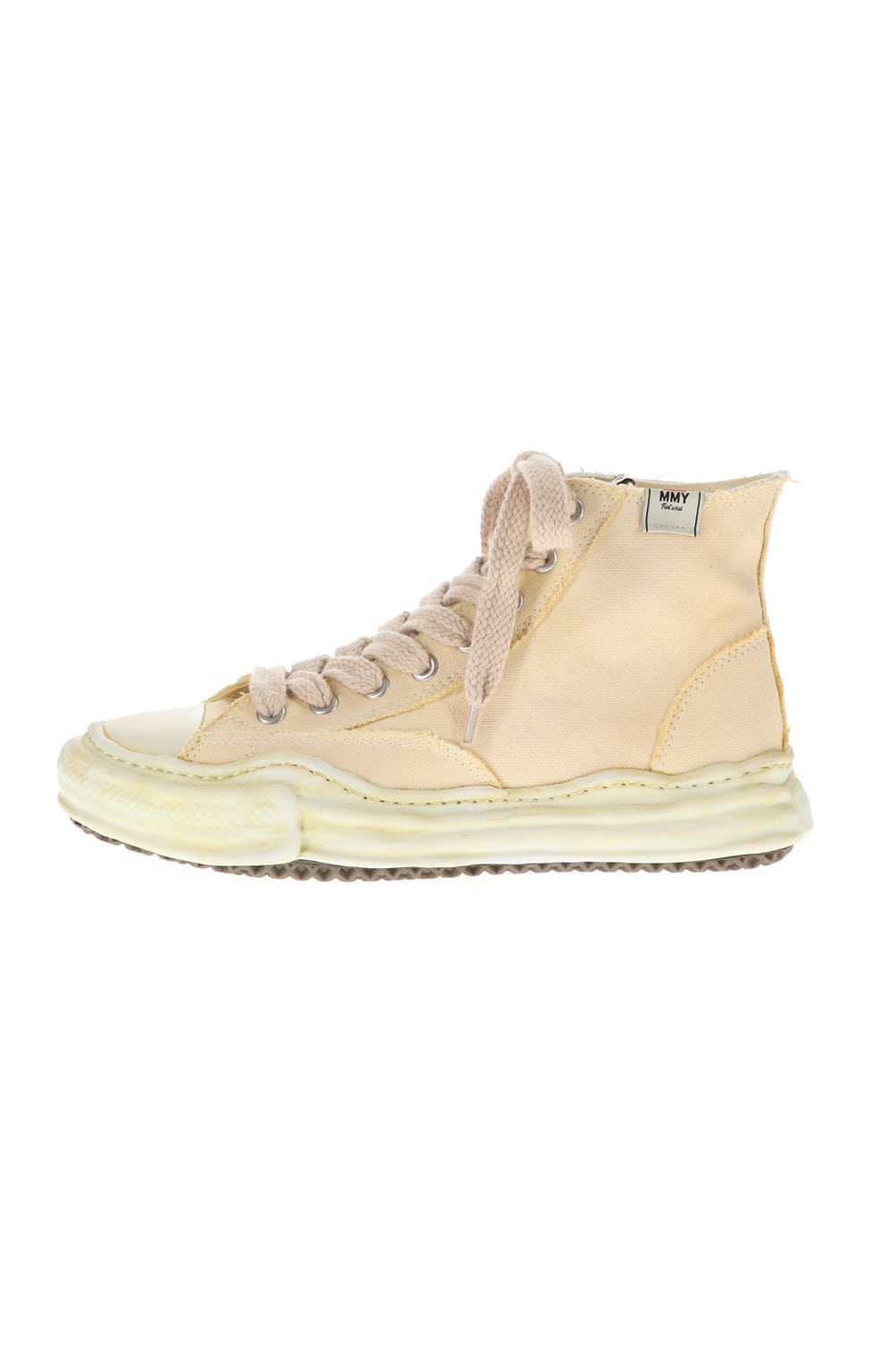 -PETERSON- Original sole over dyed Hi-top sneakers Beige