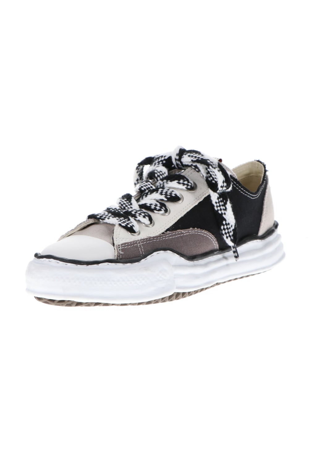 -PETERSON Low- Original sole multi color Low-cut sneakers Black / White