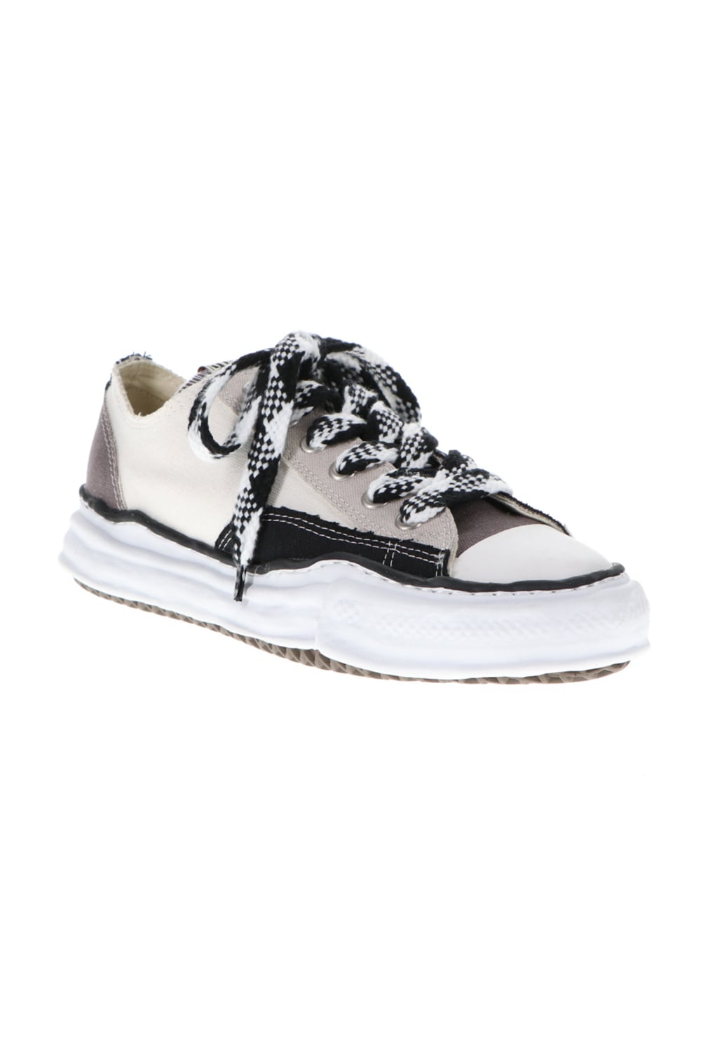 -PETERSON Low- Original sole multi color Low-cut sneakers Black / White