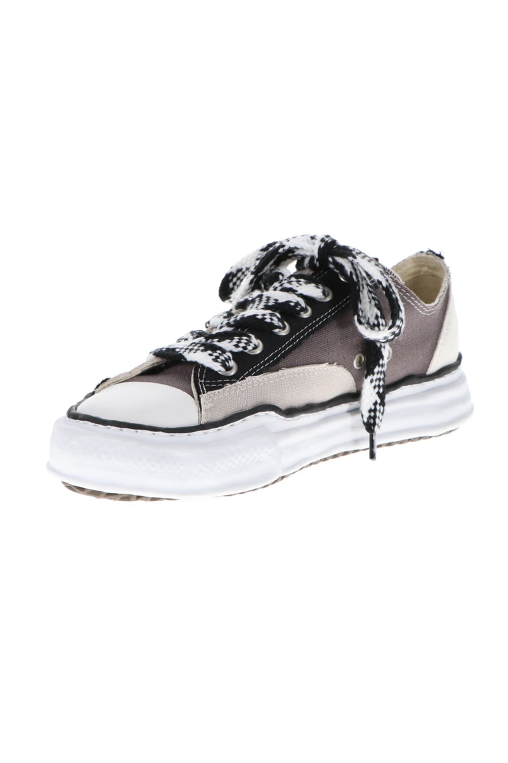 -PETERSON Low- Original sole multi color Low-cut sneakers Black / White