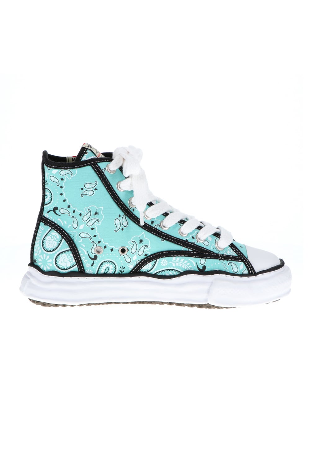 -PETERSON high- Original sole canvas bandana Hi-top sneakers Green