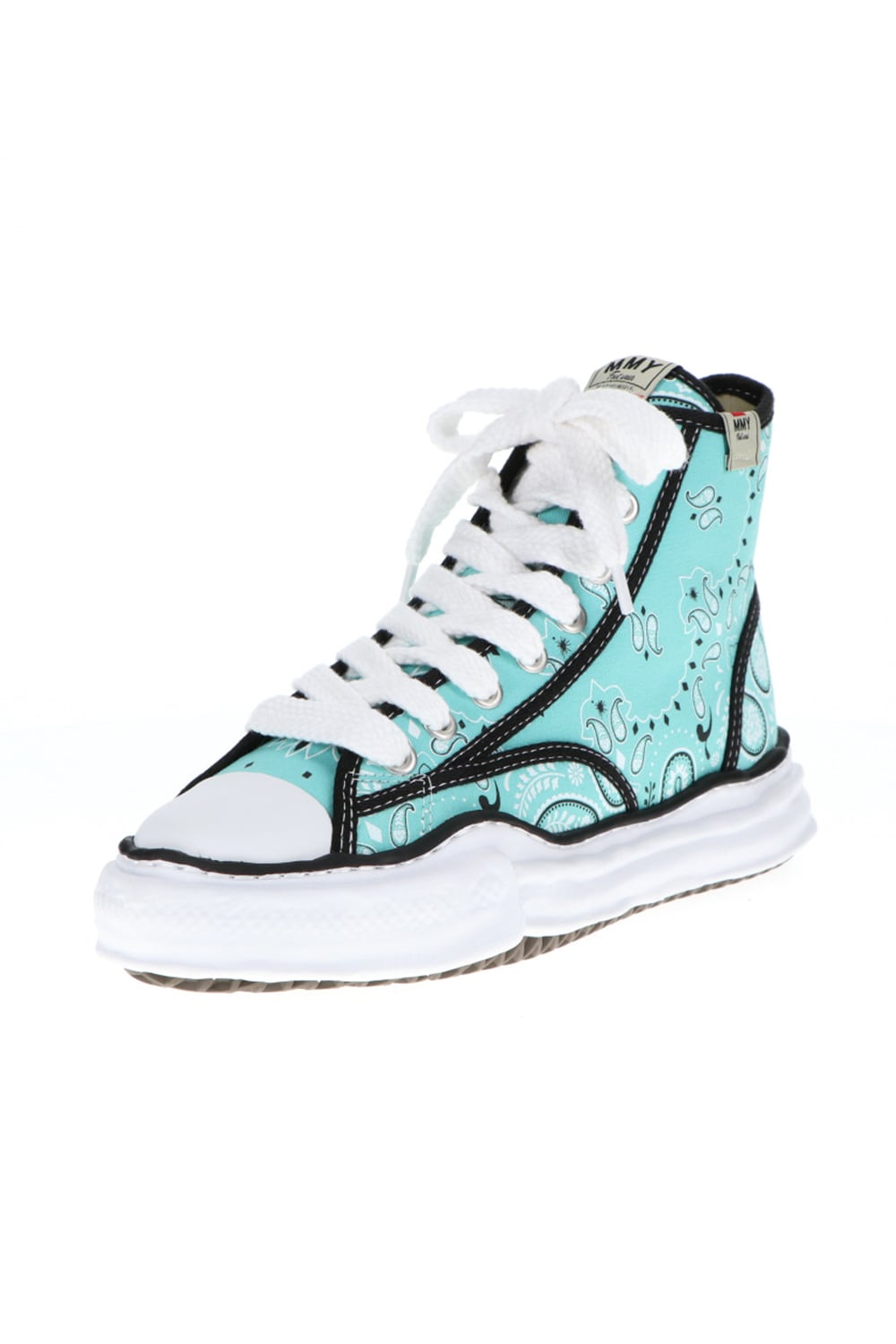 -PETERSON high- Original sole canvas bandana Hi-top sneakers Green