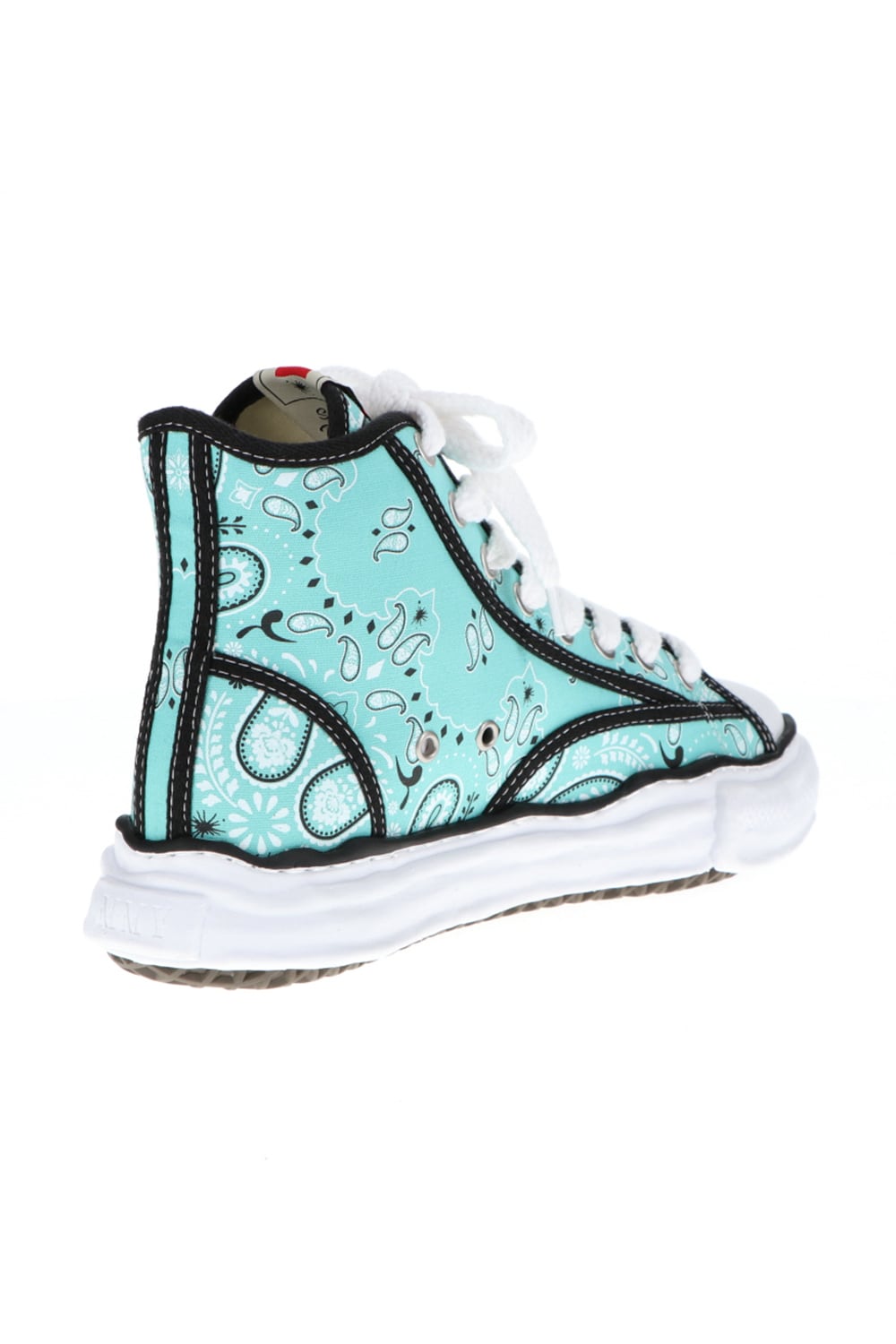 -PETERSON high- Original sole canvas bandana Hi-top sneakers Green