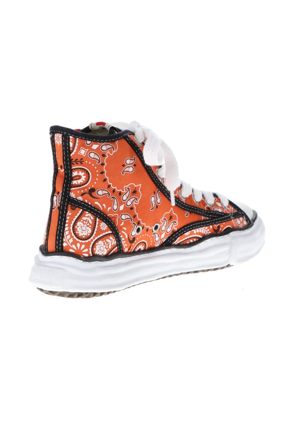 -PETERSON high- Original sole canvas bandana Hi-top sneakers Orange