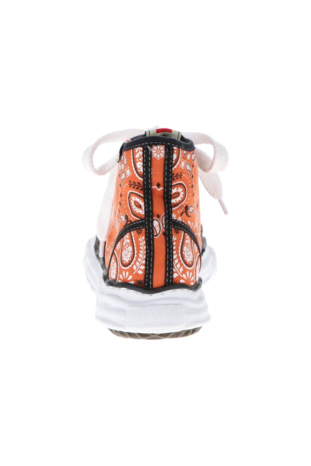 -PETERSON high- Original sole canvas bandana Hi-top sneakers Orange