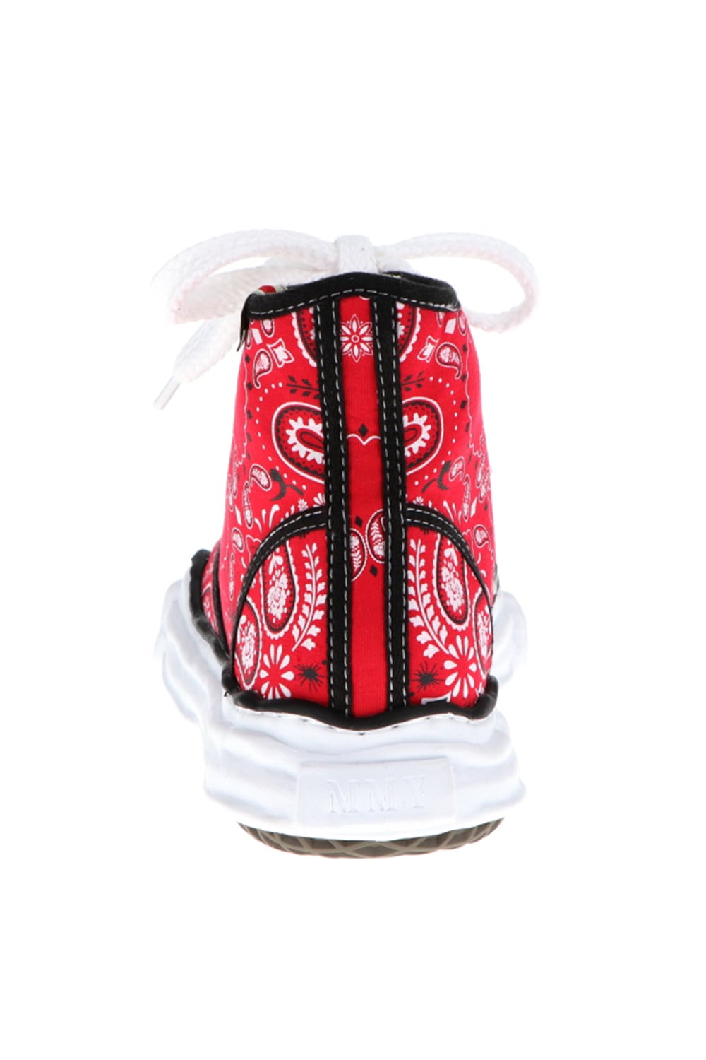 -PETERSON high- Original sole canvas bandana Hi-top sneakers Red