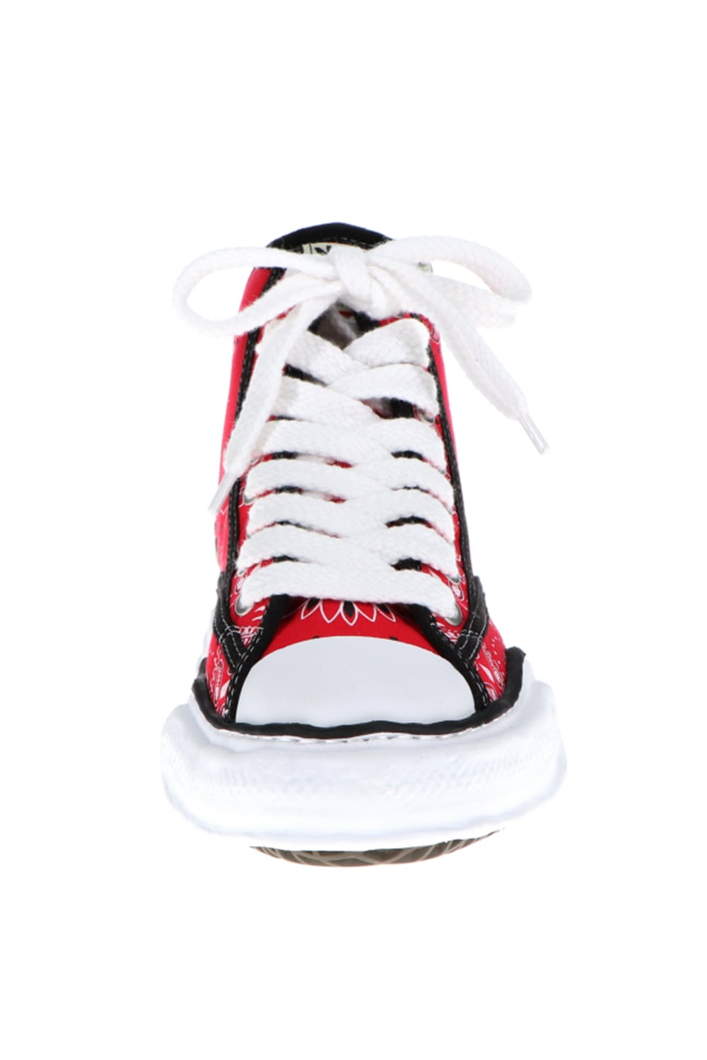 -PETERSON high- Original sole canvas bandana Hi-top sneakers Red