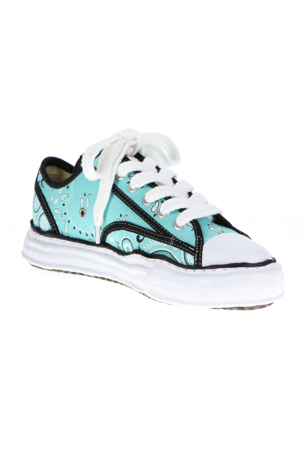 -PETERSON Low- Original sole canvas bandana Low-cut sneakers Green